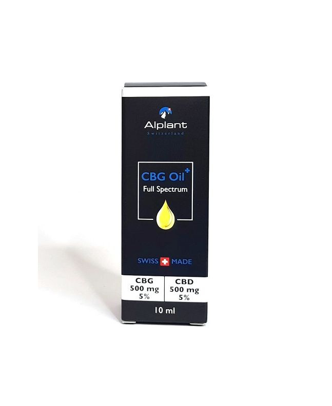 Hanföl Full Spectrum CBG 5% + CBD 5% Alplant 10ml