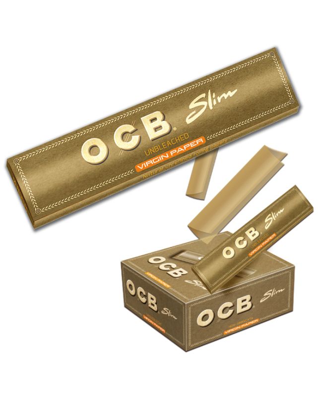 Seidenpapiere OCB Slim Virgin Brown