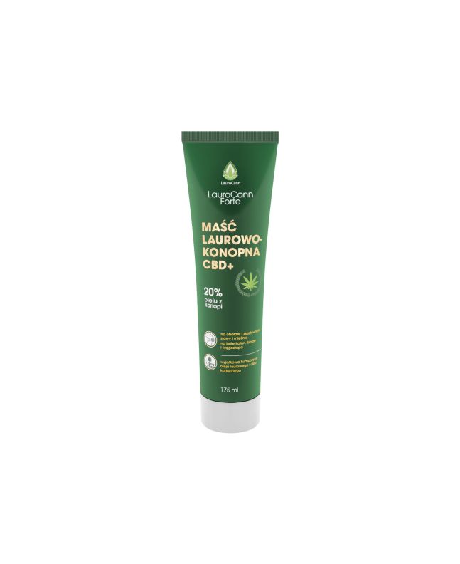 Laurocann Forte Salbe mit Lorbeeröl und CBD - 175 ml