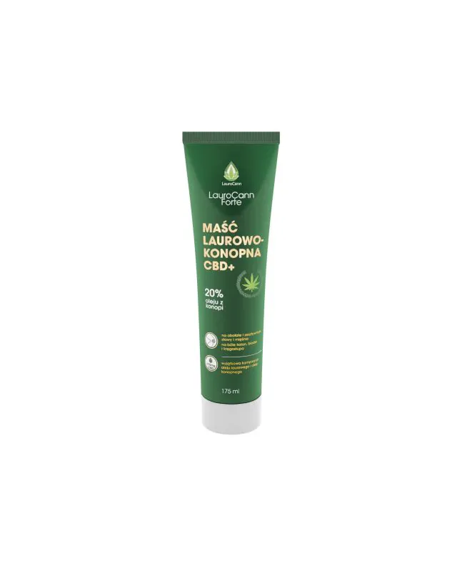 Laurocann Forte 20% CBD Lorbeer-Hanf Salbe - 250ml