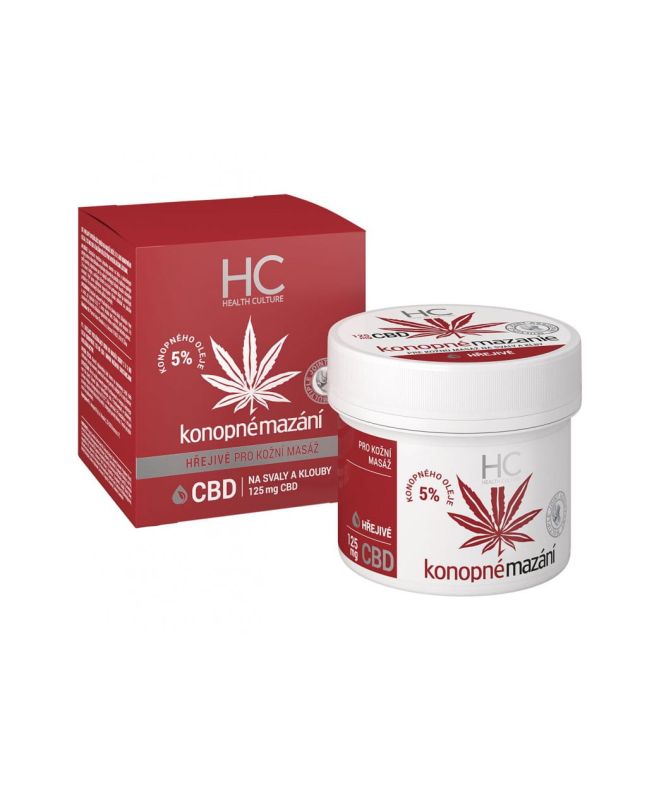 Wärmende Hanfsalbe mit hohem CBD-Gehalt 125ml