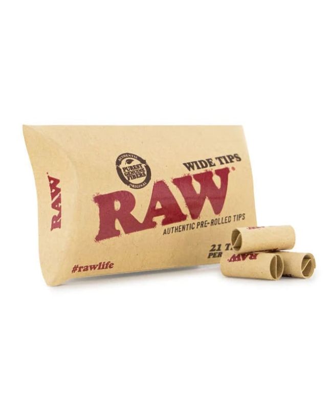 Raw Wide Tips - gotowe ustniki papierowe