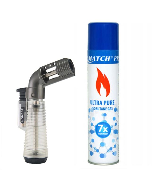  Leichter , Gasbrenne Honest WT-1 + GAS Silver Match