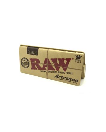 KS RAW Classic Artesano Slim papers - tray + tips
