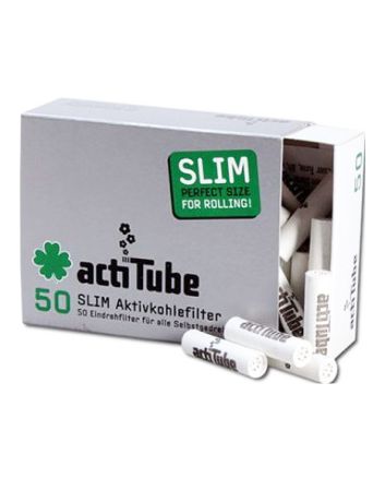 ActiTube SLIM Aktivkohlefilter 6,9 mm 50 Stück