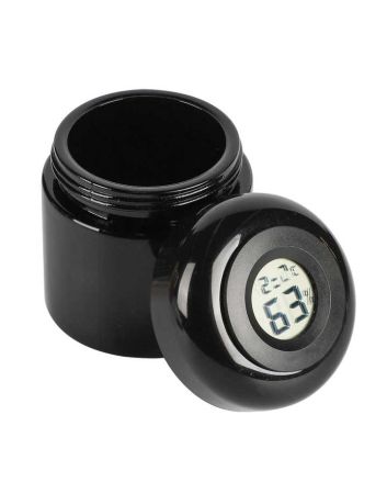 Kräuterglas aus Glas mit Hygrometer - 1000 ml