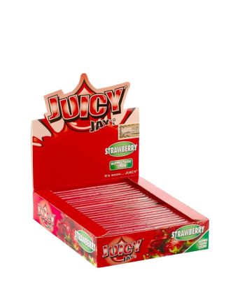 Juicy Jay's Blättchen mit Strawberry Erdbeere-Geschmack - 32x Blatt