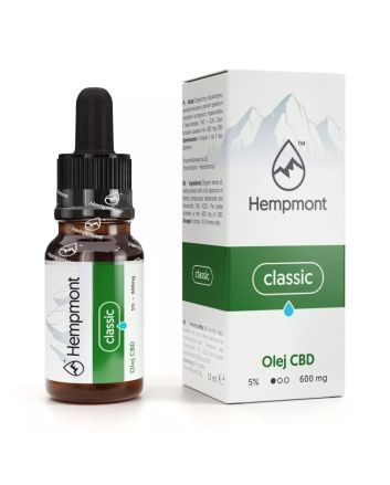CBD-Hanföl 5 % 600 mg, Hempmont Classic – 12 ml
