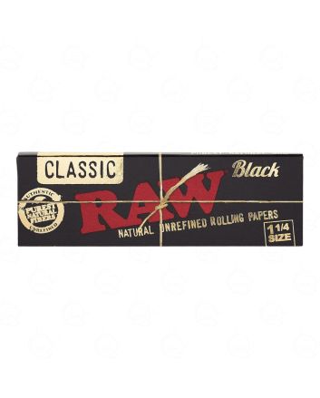 Seidenpapiere RAW Classic Black 1 1/4