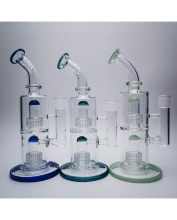 Glasbong mit Percoolator, bubbler H 29 cm 18,8 mm Φ 65 mm