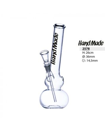 Glasbong Hand Made H 26 cm, 14,5 mm