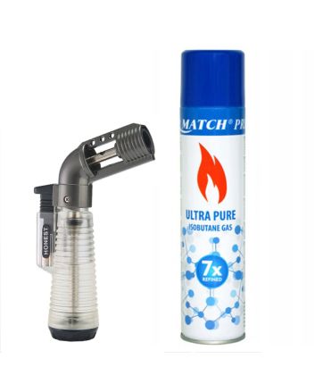  Leichter , Gasbrenne Honest WT-1 + GAS Silver Match