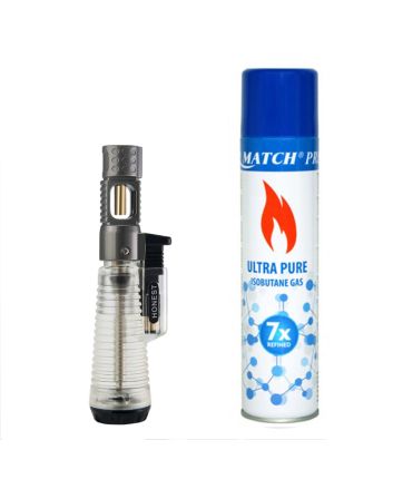 Leichter , Gasbrenner Honest YD-1 + Gas Silver Match