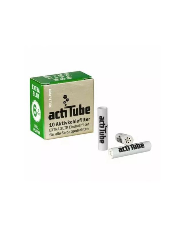 ActiTube EXTRA SLIM Aktivkohlefilter 6 mm 10 Stck.