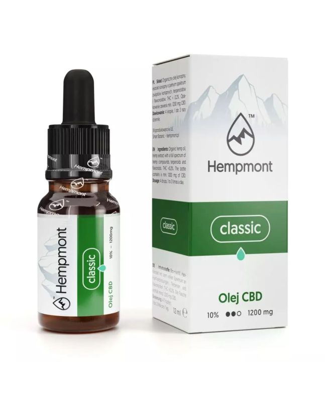 CBD-Hanföl 10 % 1200 mg, Hempmont Classic – 12 ml