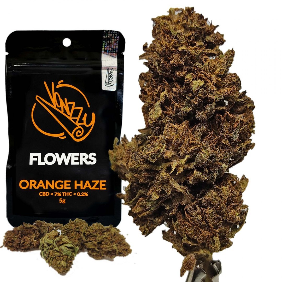 Hanf Dürre CBD - Vonzzy Flowers Orange Haze 5g